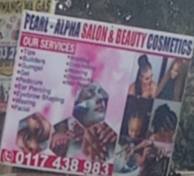 Pearl and alpha salon and beauty cosmetics 