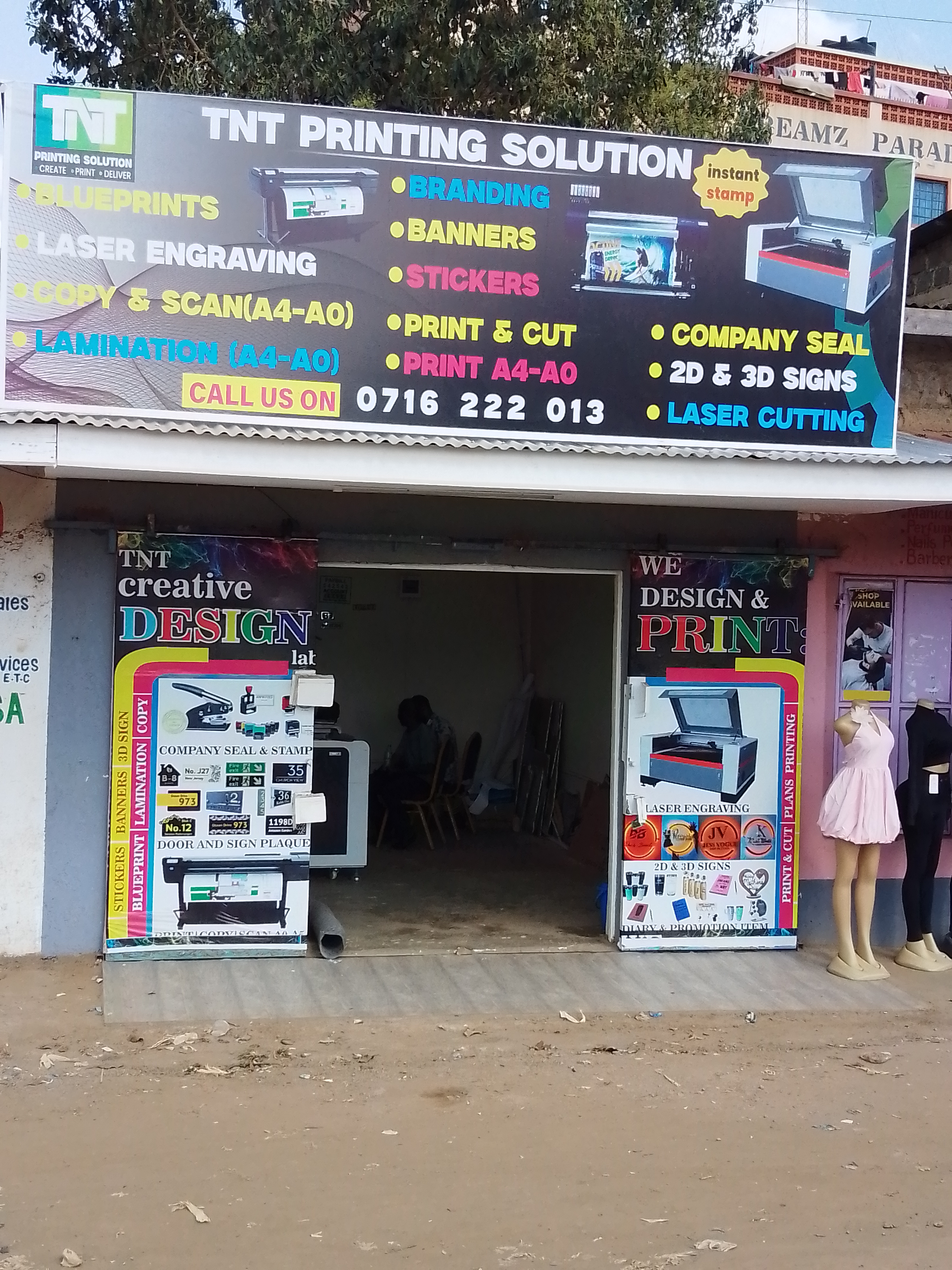 TNT Printing solution 