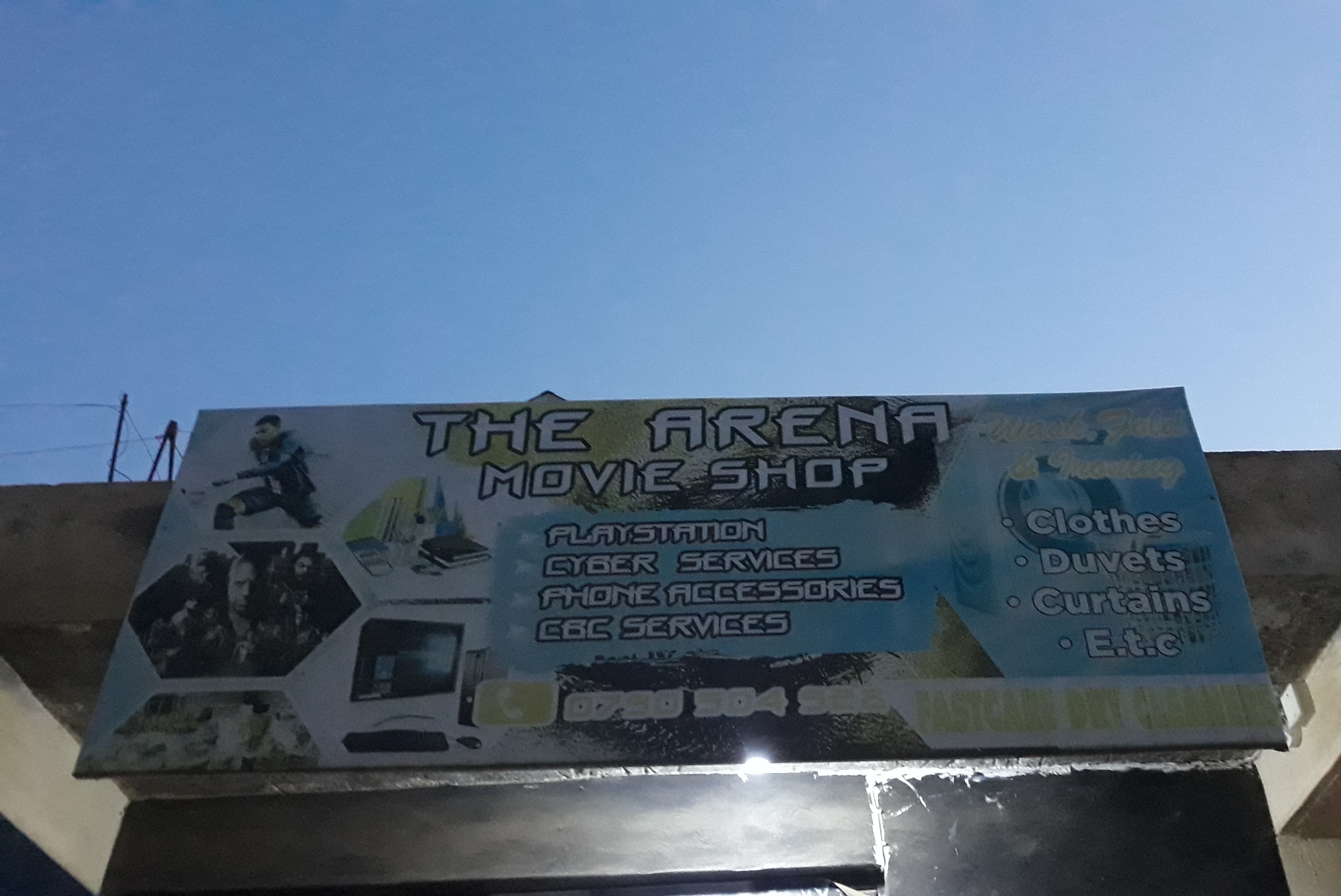 The Arena Movie shop 