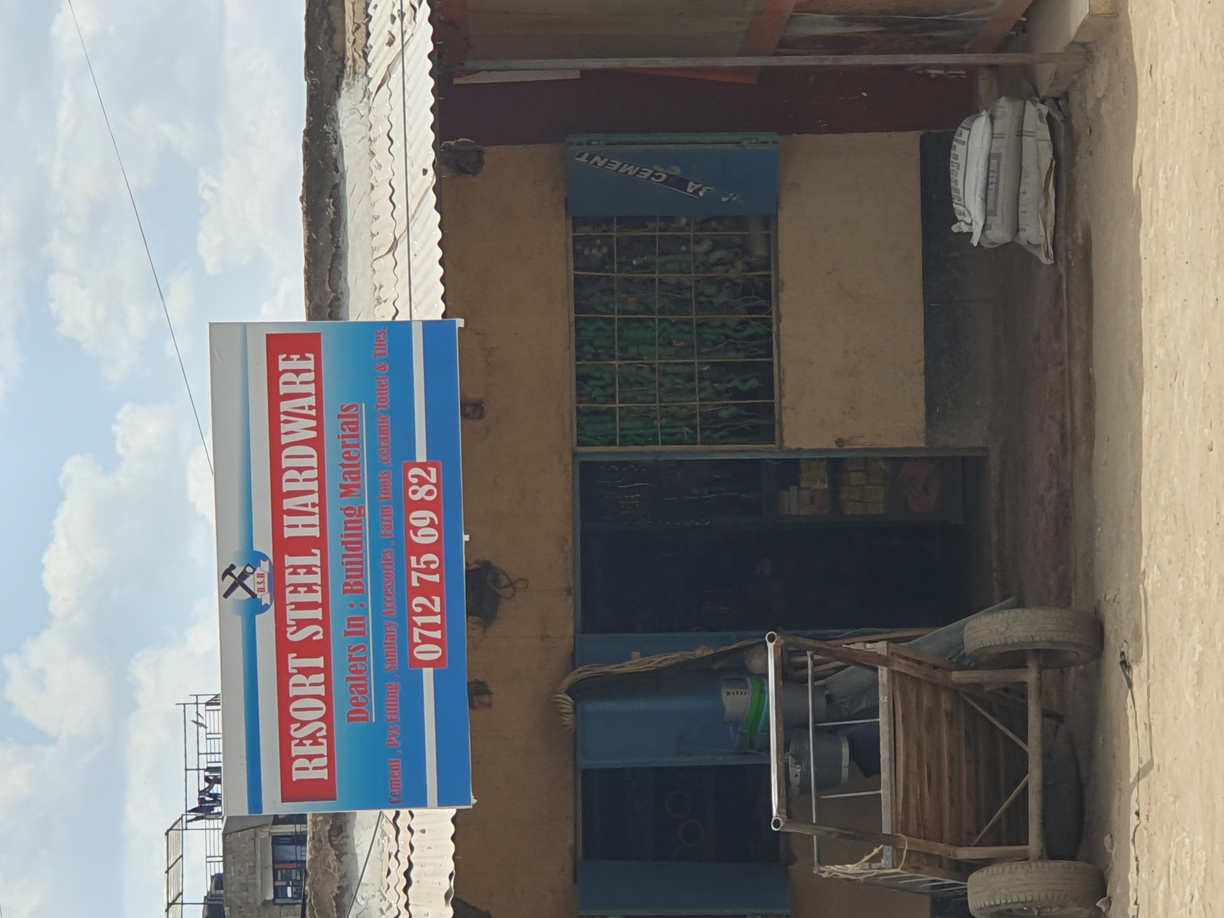 Resort steel hardware 