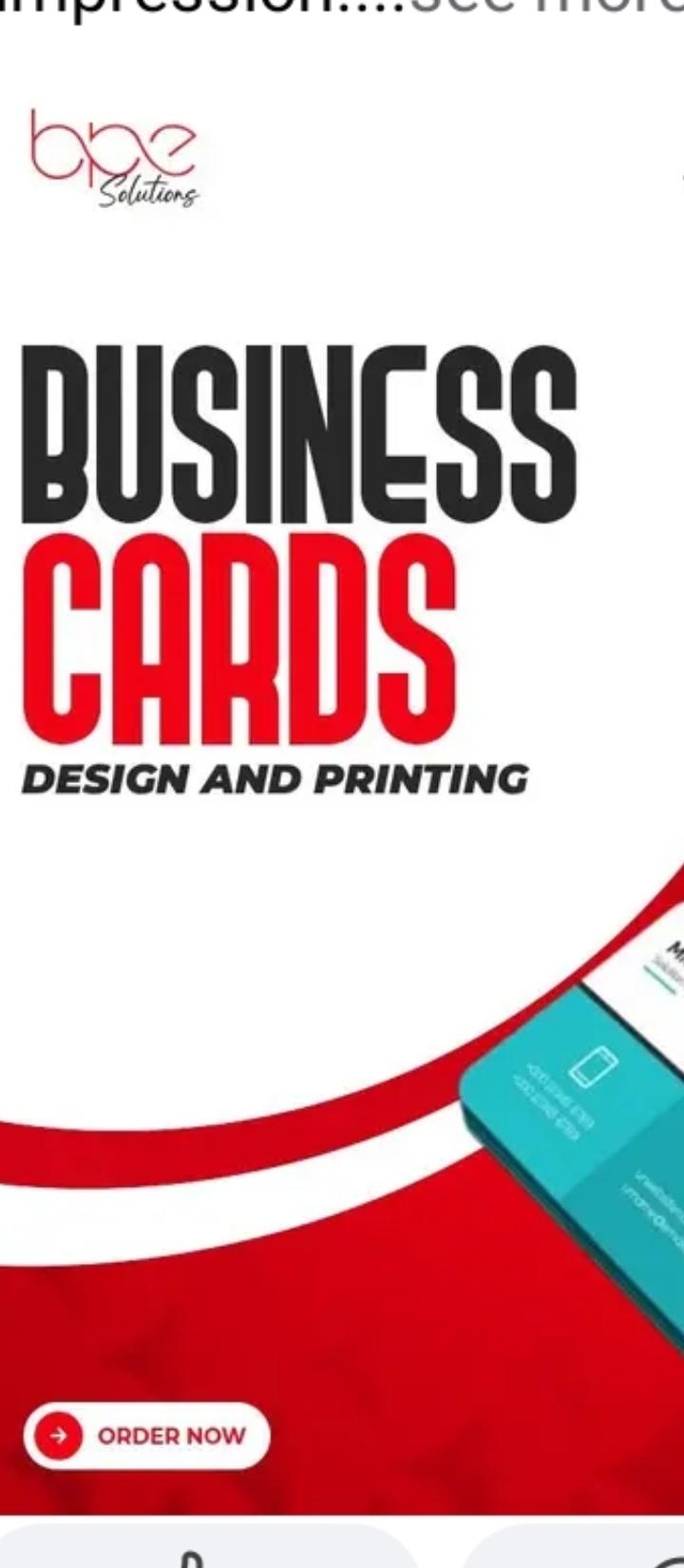 Business cards design and printing 